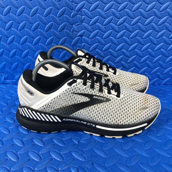 Brooks Adrenaline GTS 22 Womens Running Shoes White Athletic Sneakers Size 9.5B - Picture 1 of 12